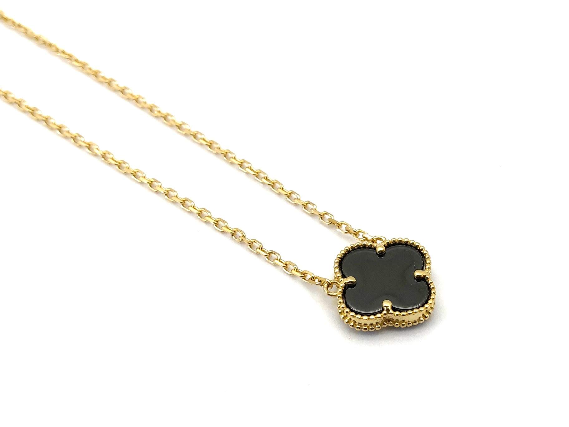 Gargantilla Oro 18k Con Onix 21cm - Imagen 4