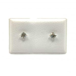 Pendientes Oro 18k Con Circonita