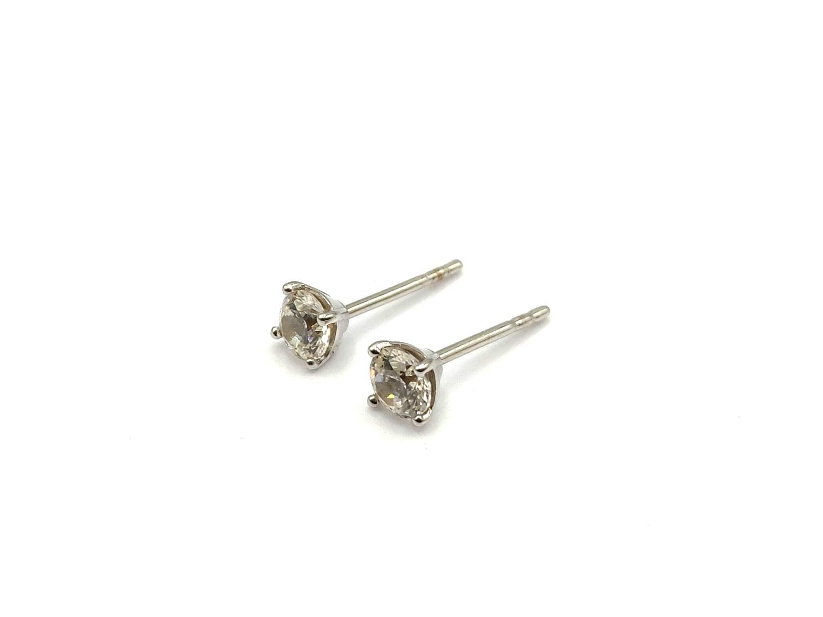 Pendientes Oro 18k Con Circonita - Imagen 2