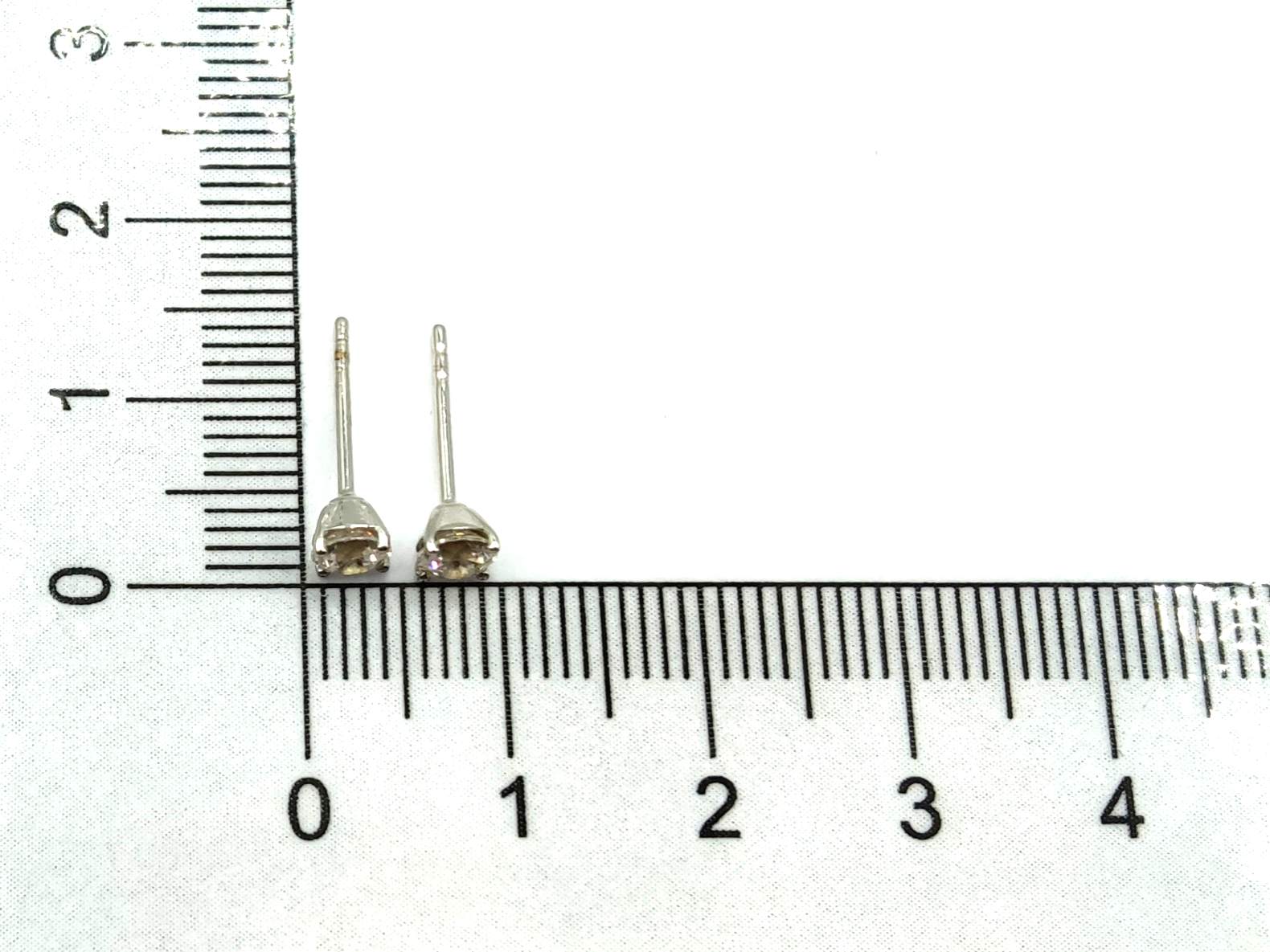 Pendientes Oro 18k Con Circonita - Imagen 4