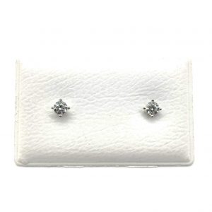 Pendientes Oro 18k Con Circonita