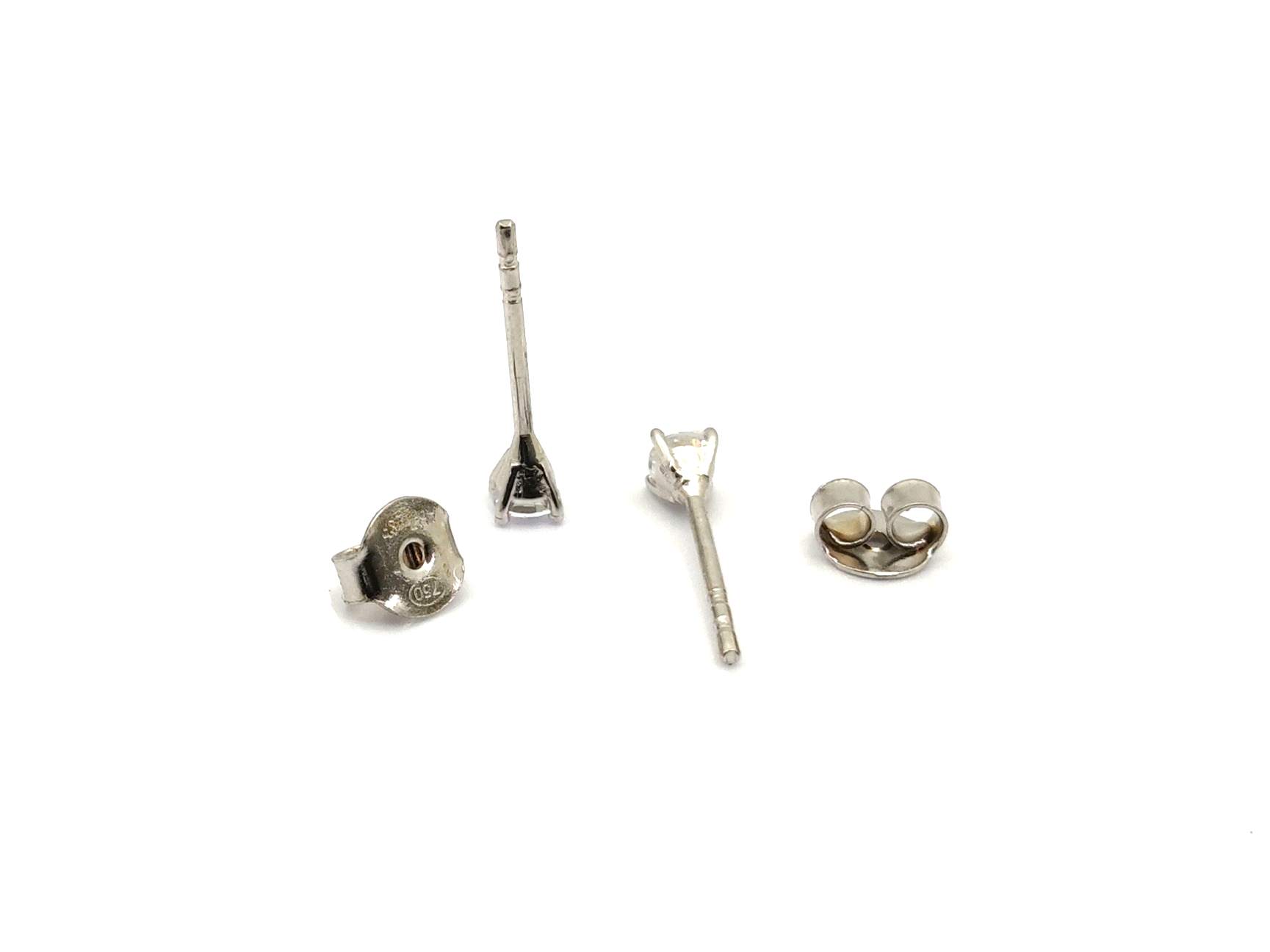 Pendientes Oro 18k Con Circonita - Imagen 3