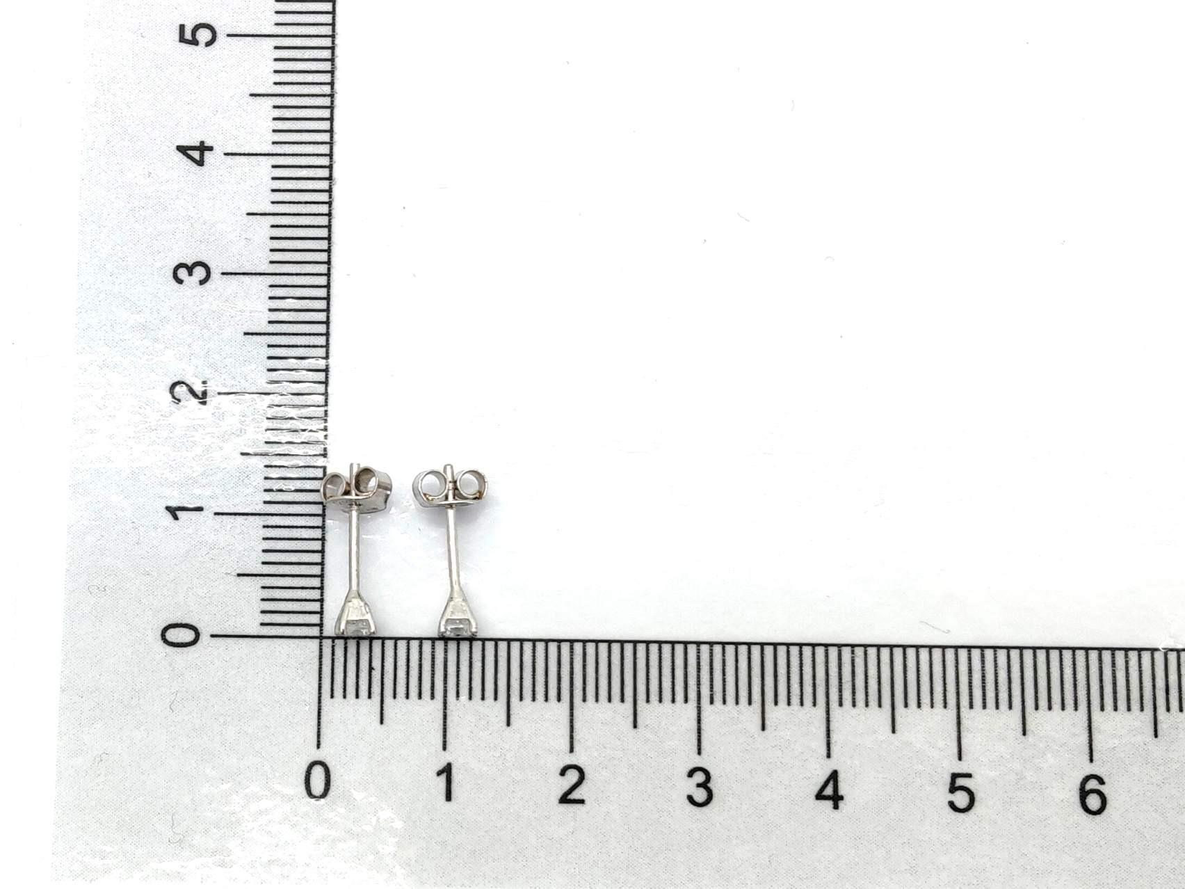 Pendientes Oro 18k Con Circonita - Imagen 4