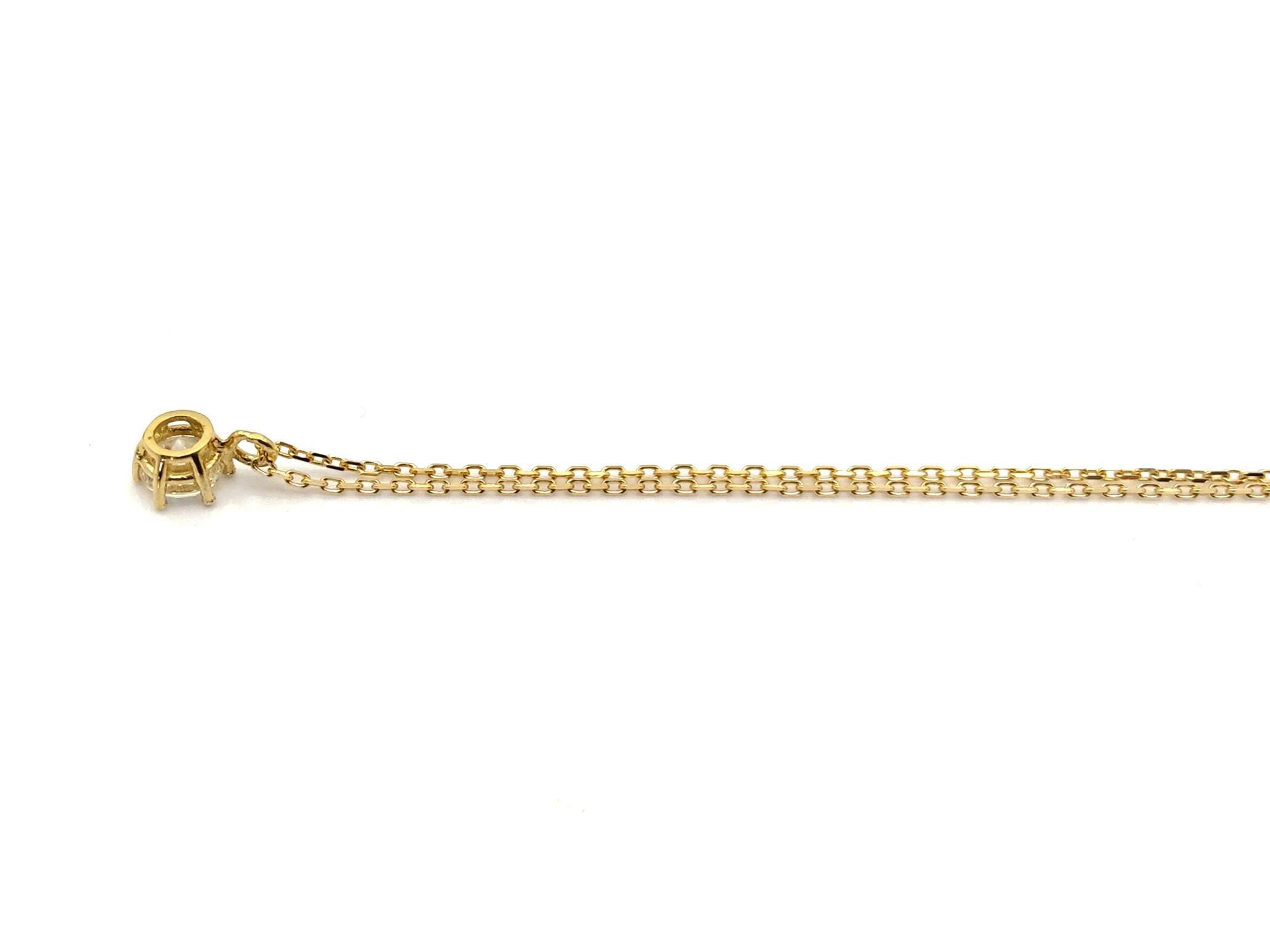 Gargantilla Oro 18k Con Circonita 21cm - Imagen 3