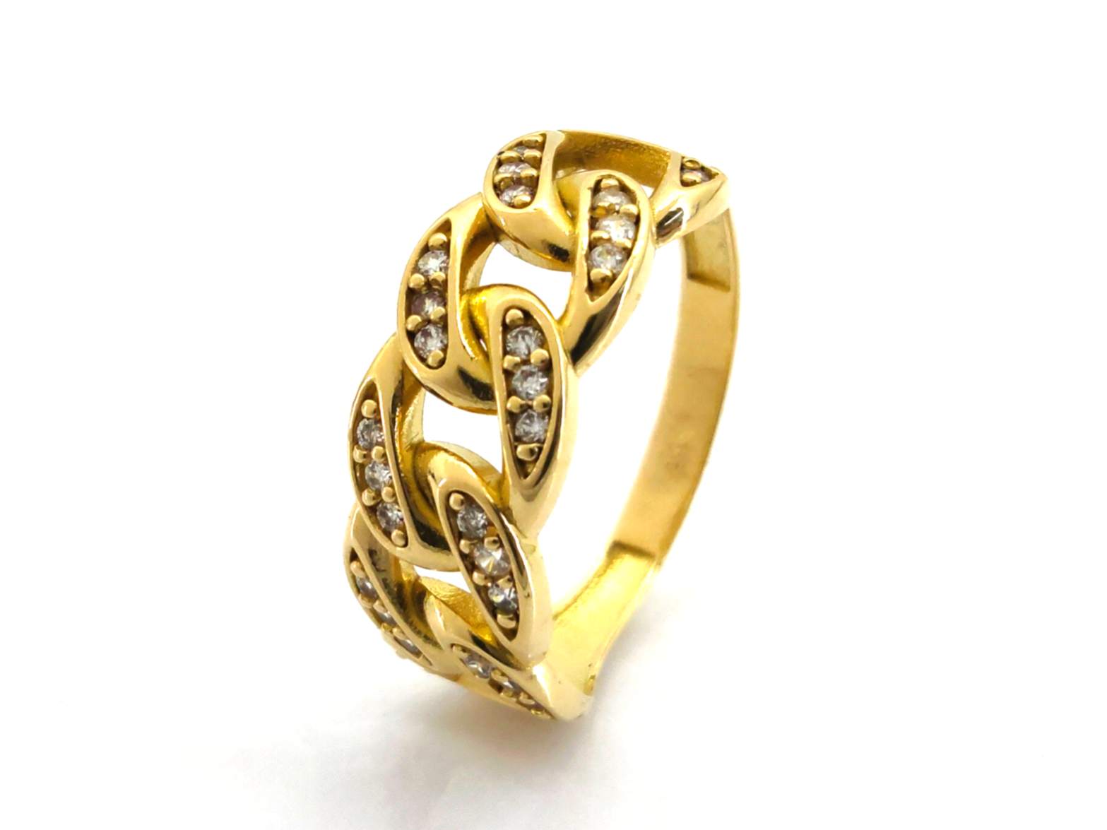 Sortija Oro 18k Con Circonita