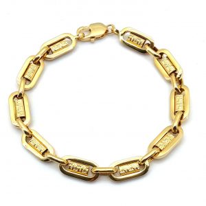Pulsera Oro 18k Con Circonita