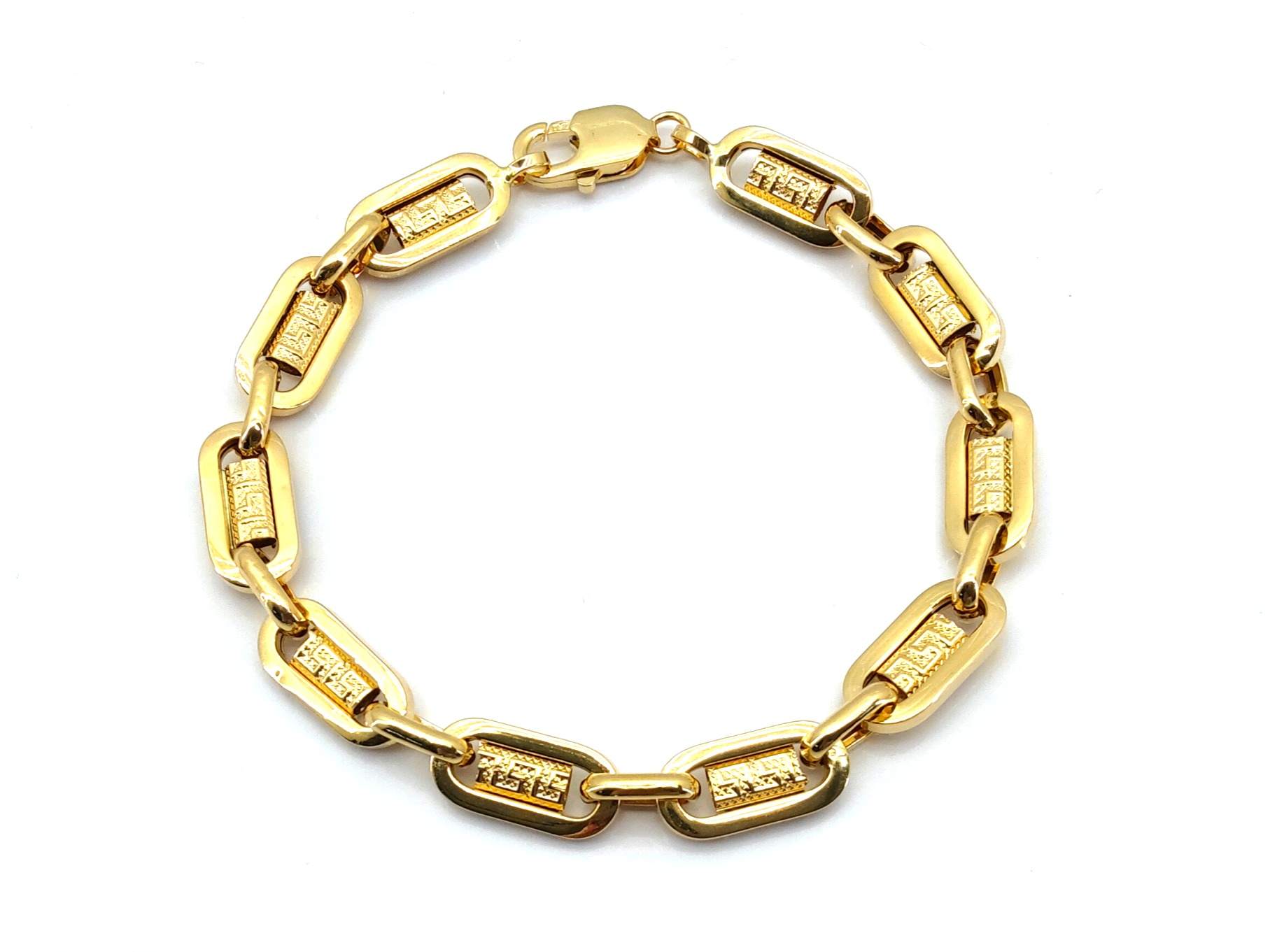 Pulsera Oro 18k Con Circonita