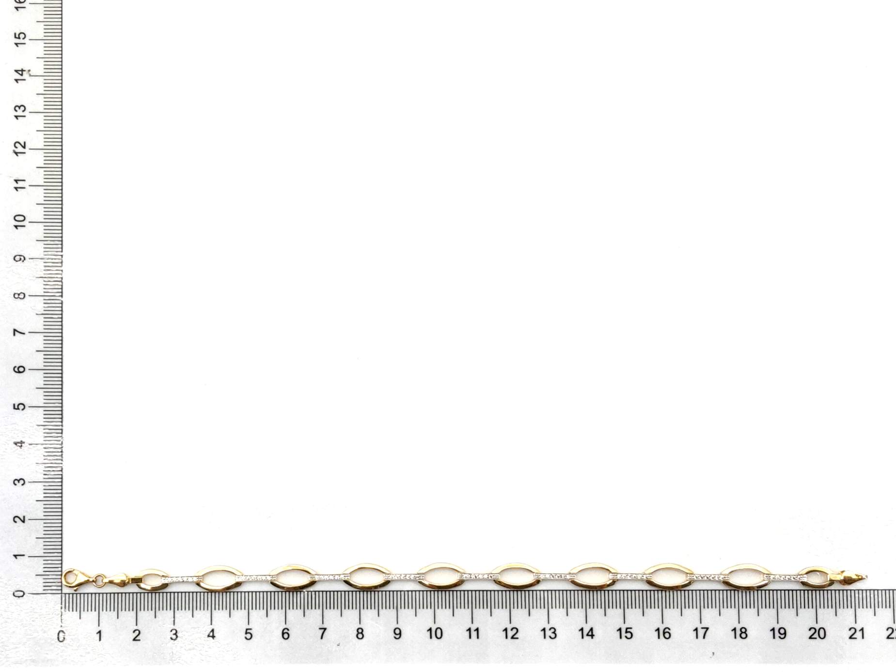 Pulsera Oro 18k Con Circonita - Imagen 5