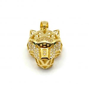 Colgante Oro 18k Con Circonita