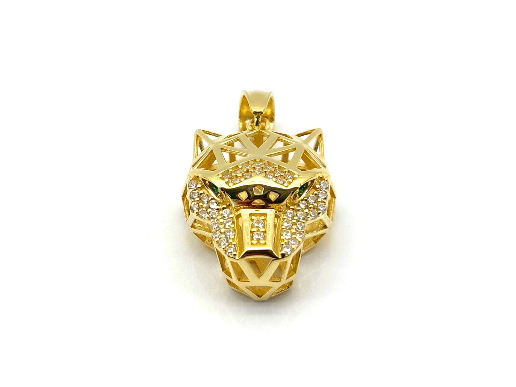 Colgante Oro 18k Con Circonita