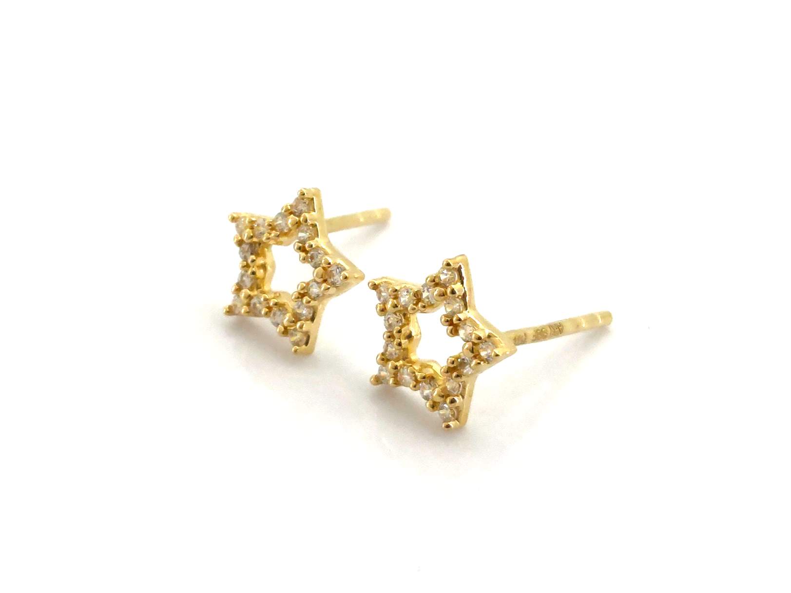 Pendientes Oro 18k Con Circonita - Imagen 2