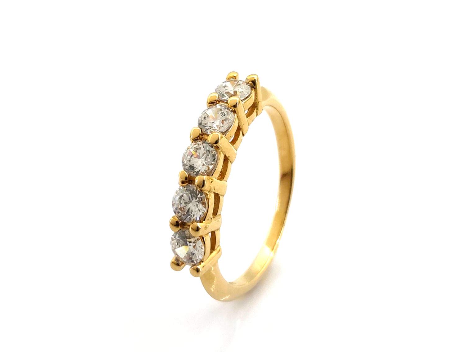 Sortija Oro 18k Con Circonita