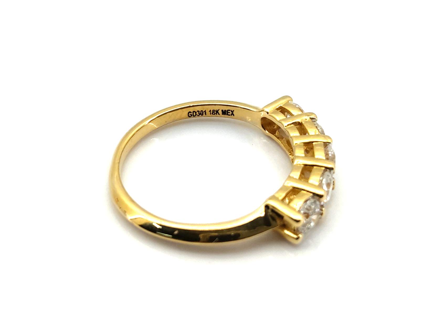 Sortija Oro 18k Con Circonita - Imagen 3