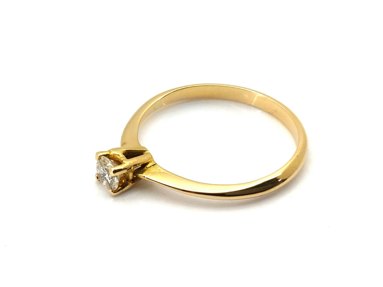 Sortija Oro 18k Con Diamante - Imagen 3