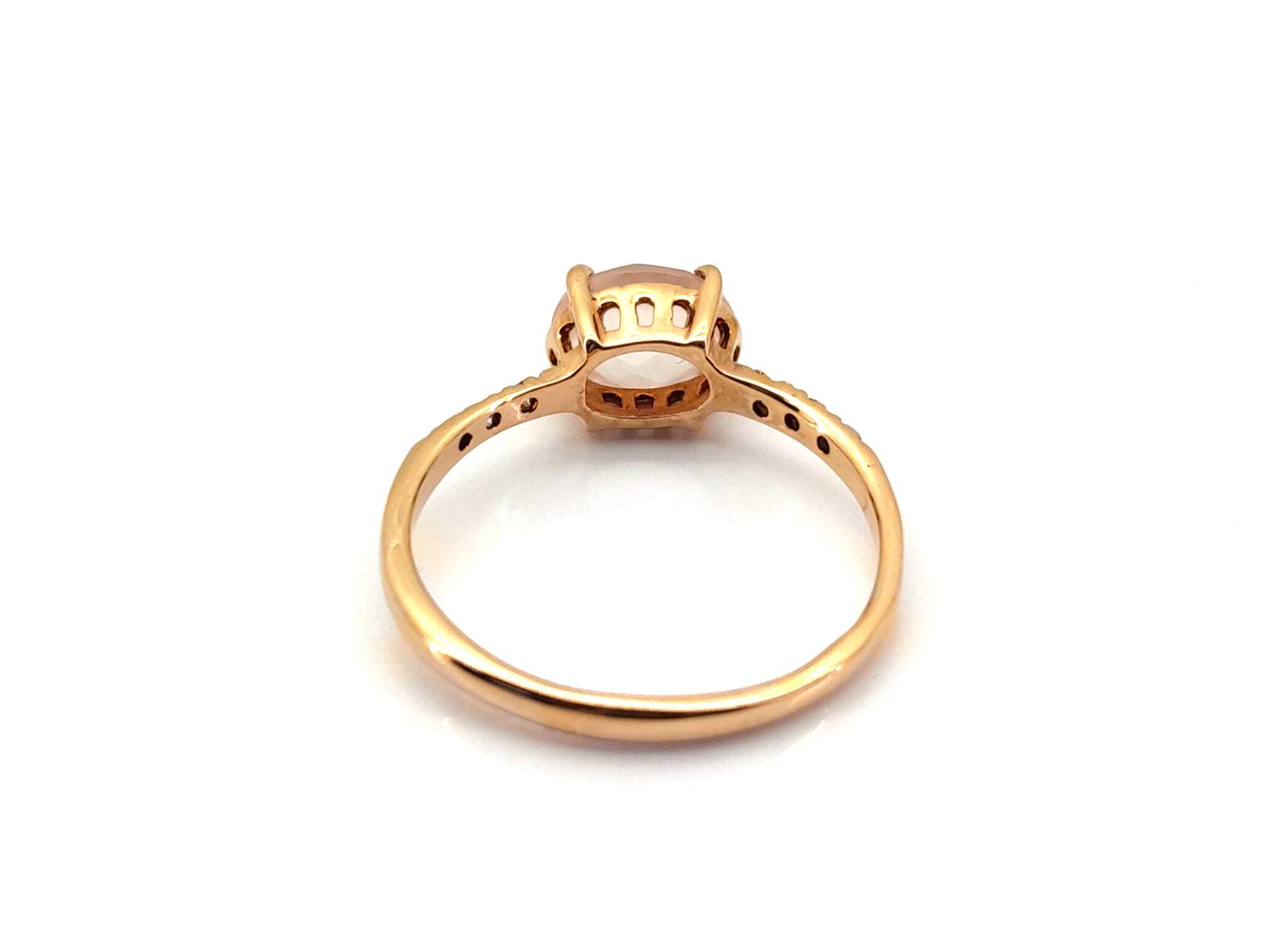 Sortija Oro 18k Con Diamante,Cuarzo - Imagen 4