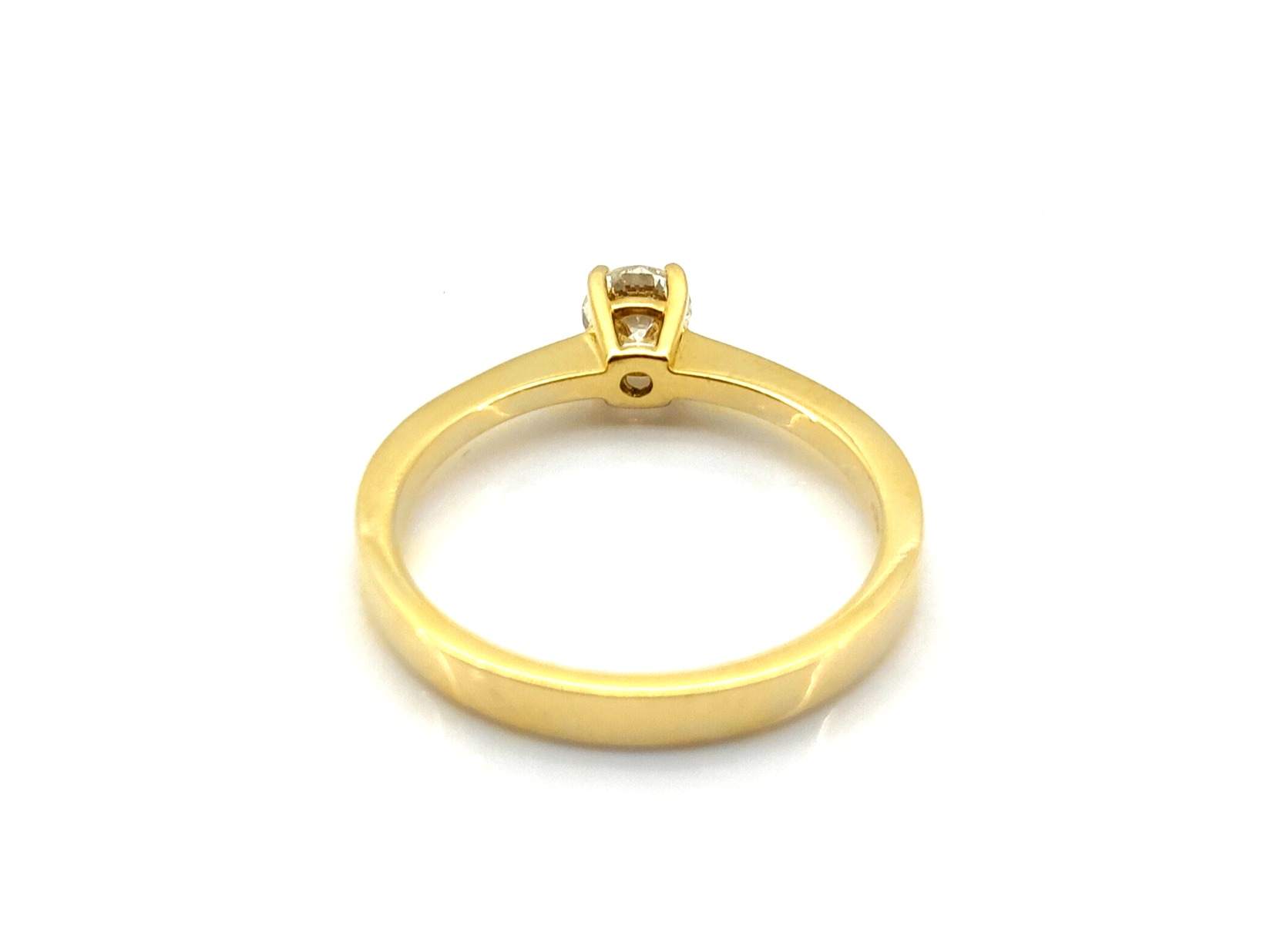 Anillo Oro 18k Con Diamante - Imagen 4