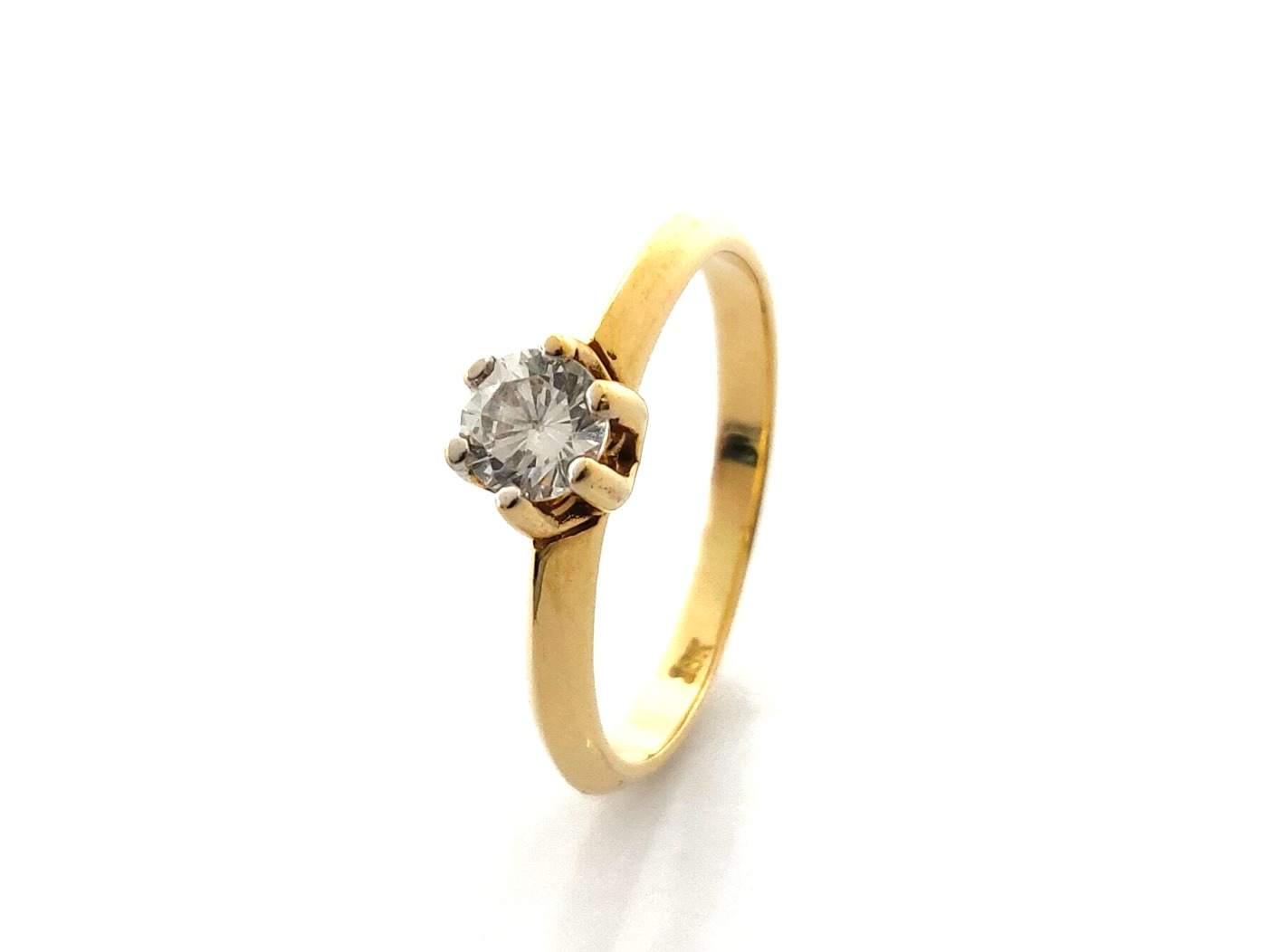 Alianza Oro 18k Con Circonita