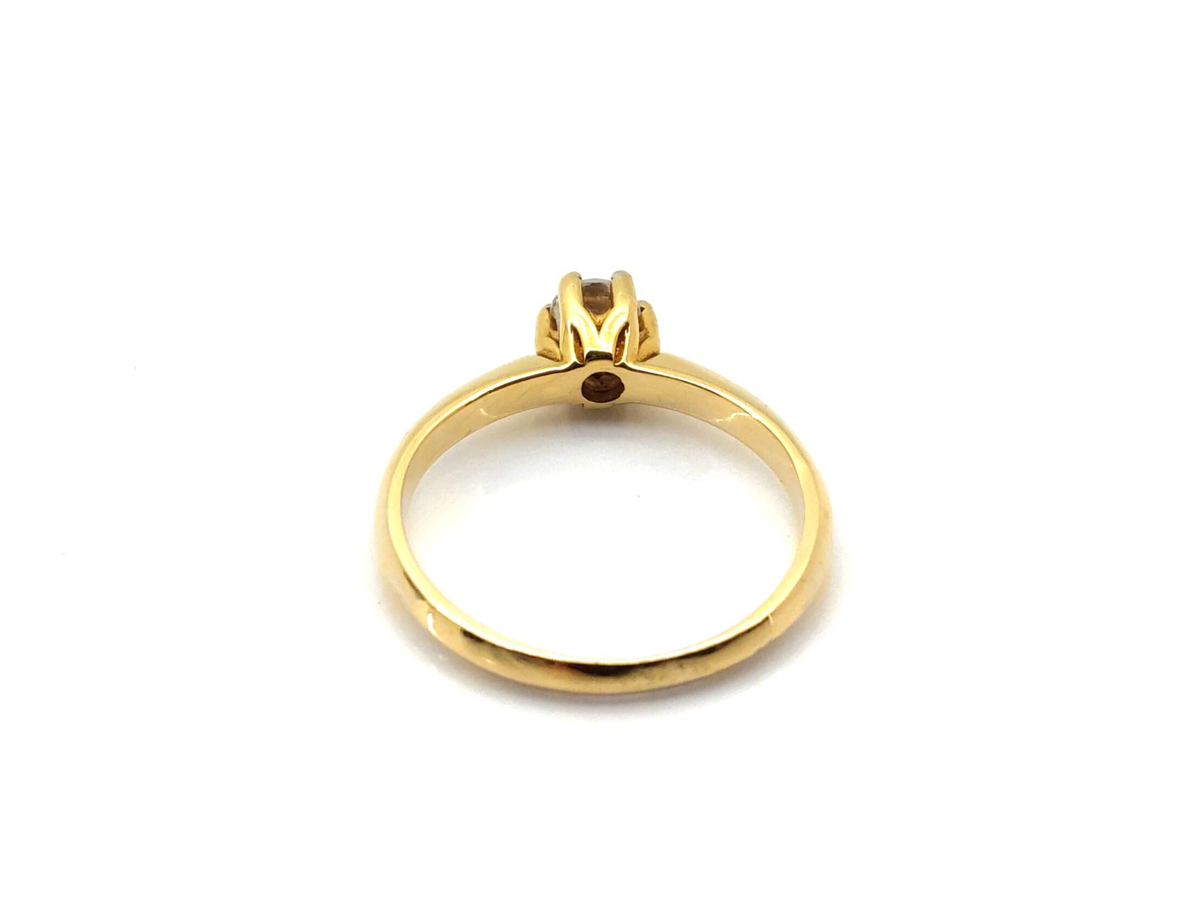 Alianza Oro 18k Con Circonita - Imagen 4