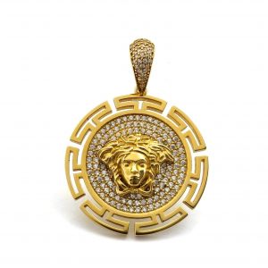 Colgante Oro 18k Con Circonita