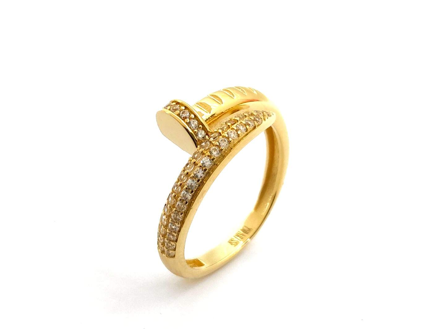 Sortija Oro 18k Con Circonita