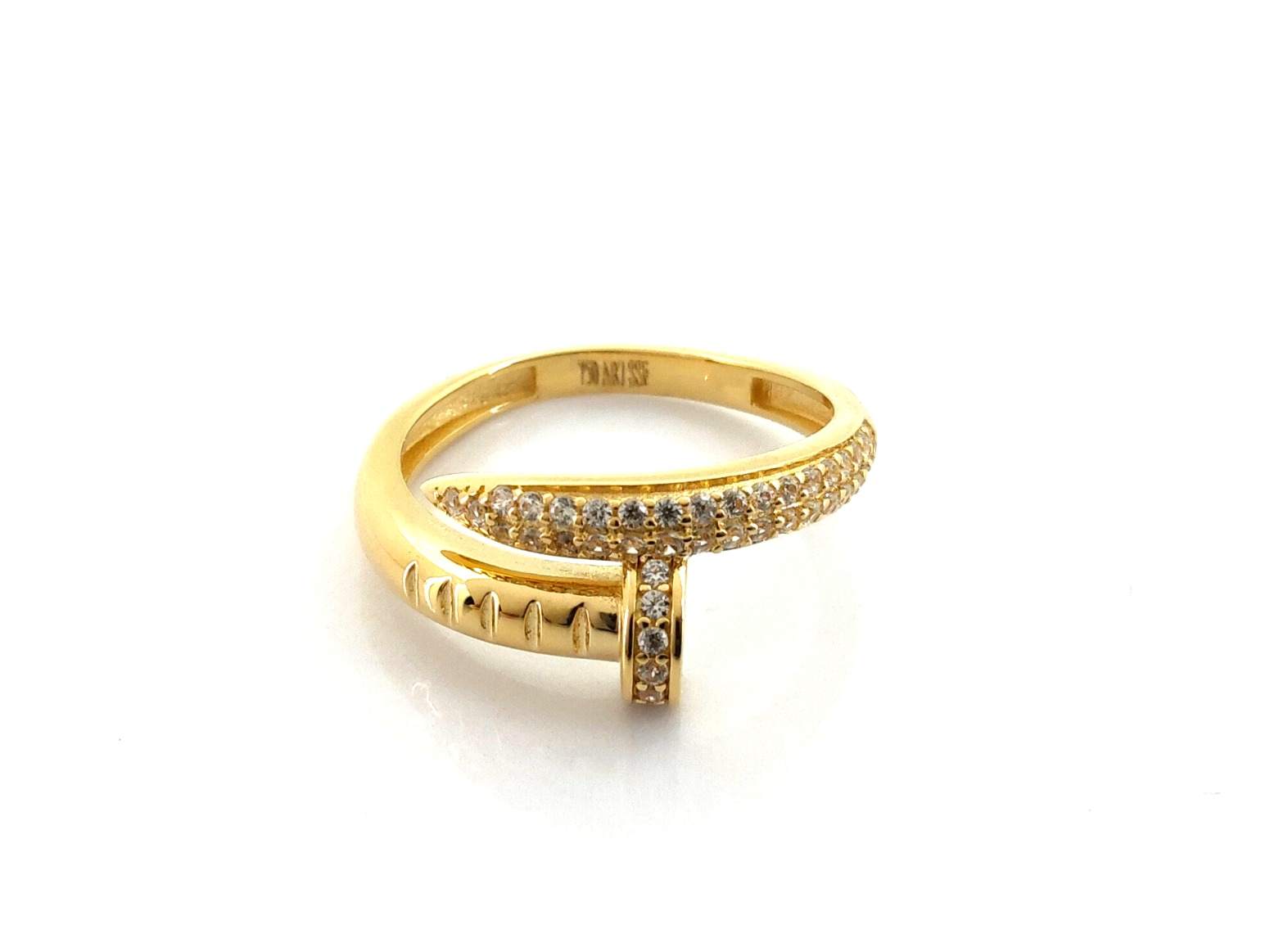 Sortija Oro 18k Con Circonita - Imagen 2