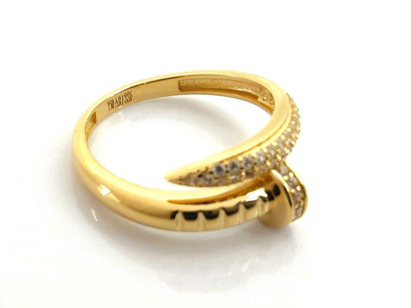 Sortija Oro 18k Con Circonita - Imagen 3