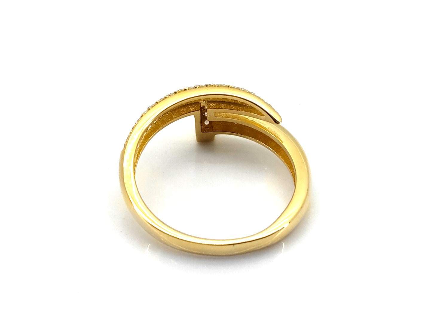 Sortija Oro 18k Con Circonita - Imagen 4