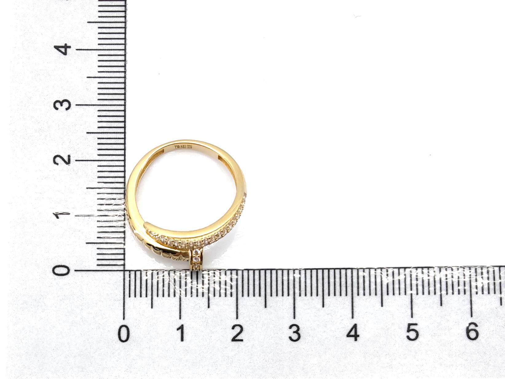 Sortija Oro 18k Con Circonita - Imagen 5