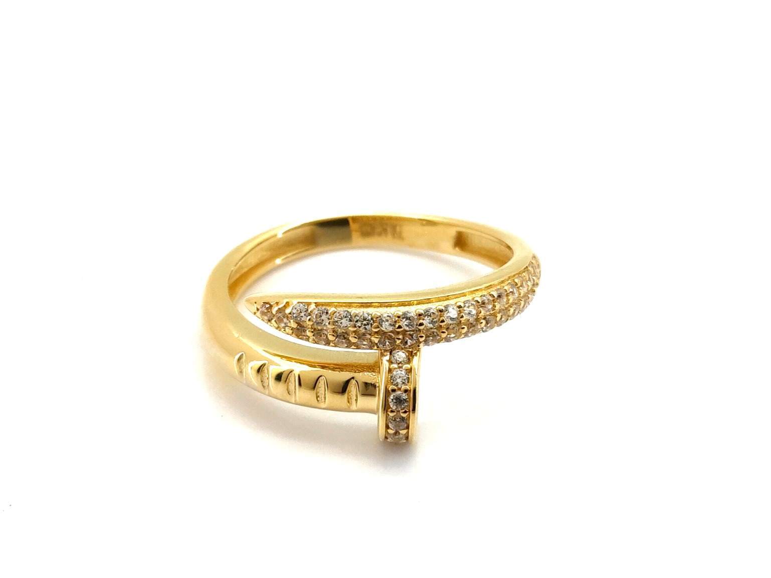 Sortija Oro 18k Con Circonita - Imagen 2