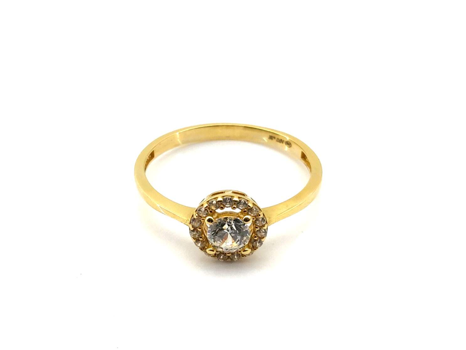 Sortija Oro 18k Con Circonita - Imagen 2