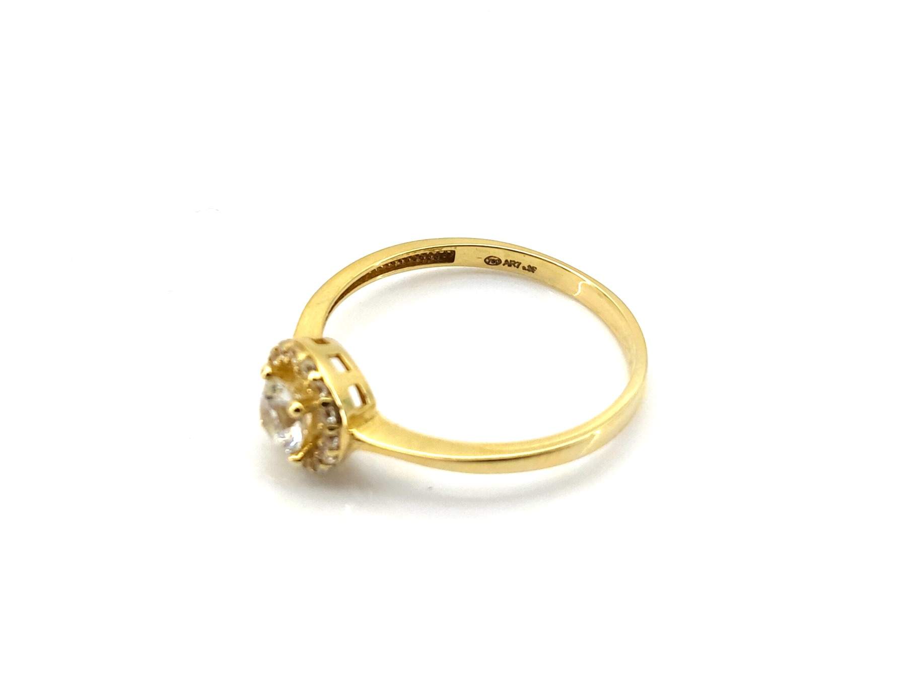 Sortija Oro 18k Con Circonita - Imagen 3