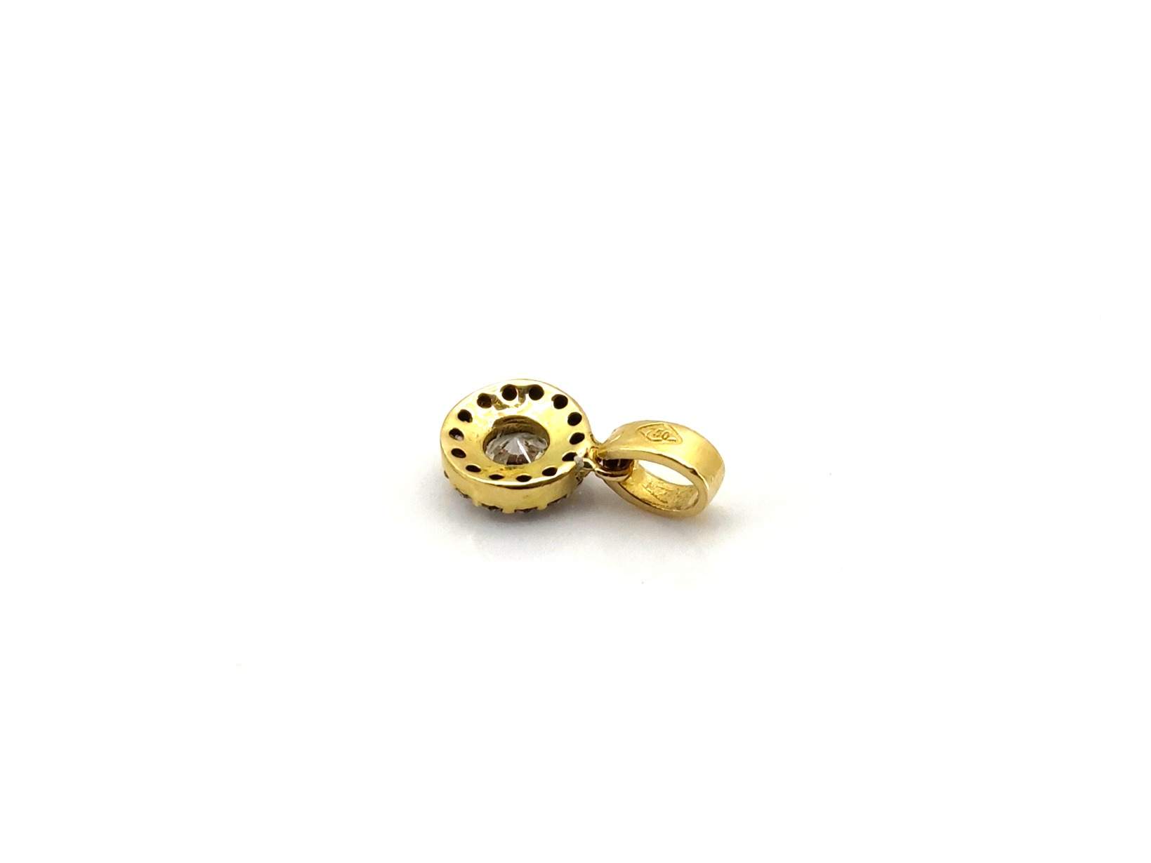 Colgante Oro 18k Con Circonita - Imagen 3