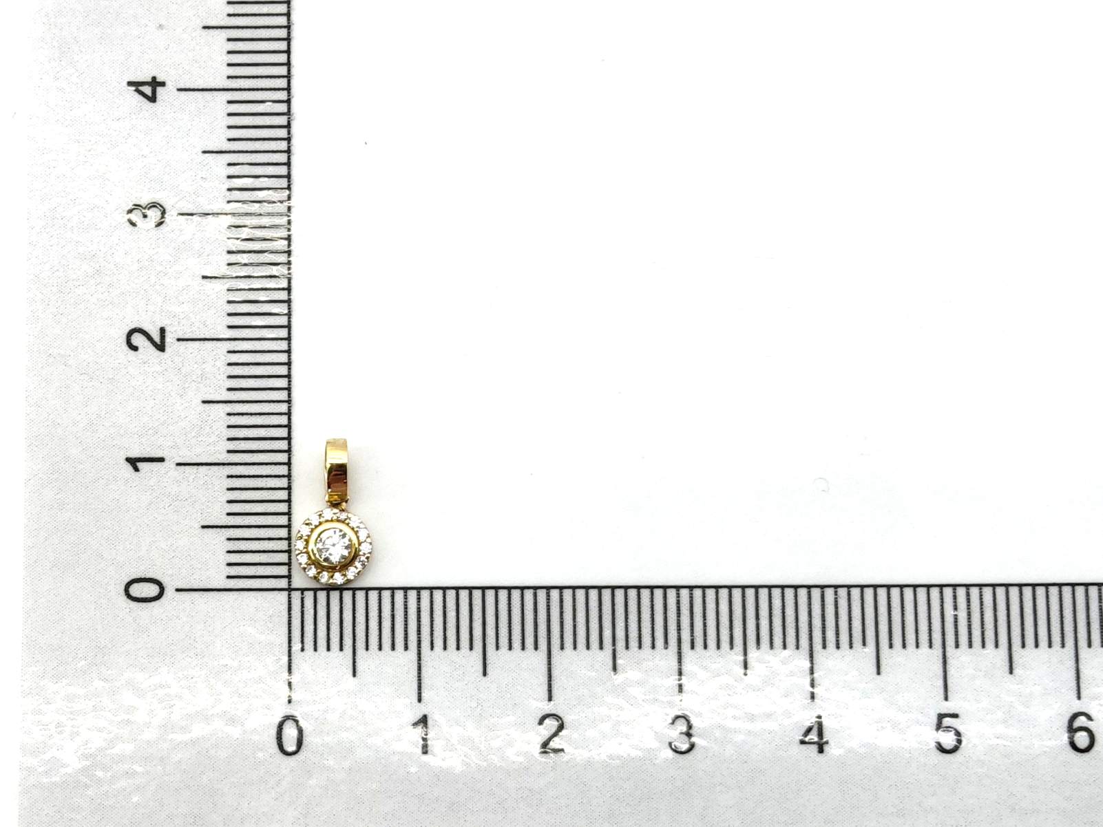 Colgante Oro 18k Con Circonita - Imagen 5