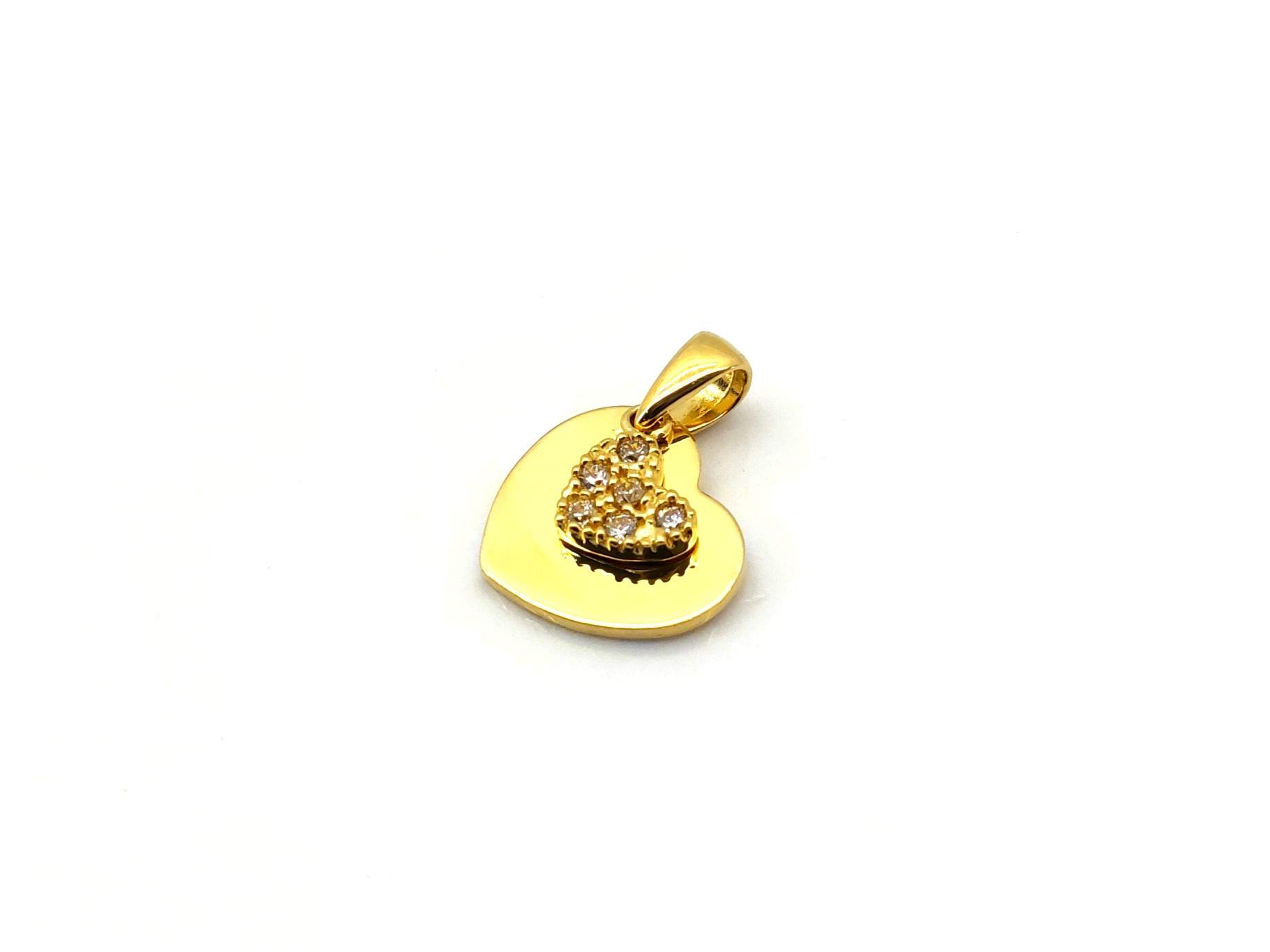 Colgante Oro 18k Con Circonita - Imagen 4