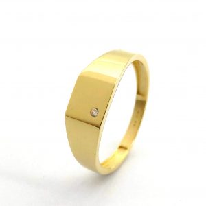 Sello Oro 18k Con Circonita