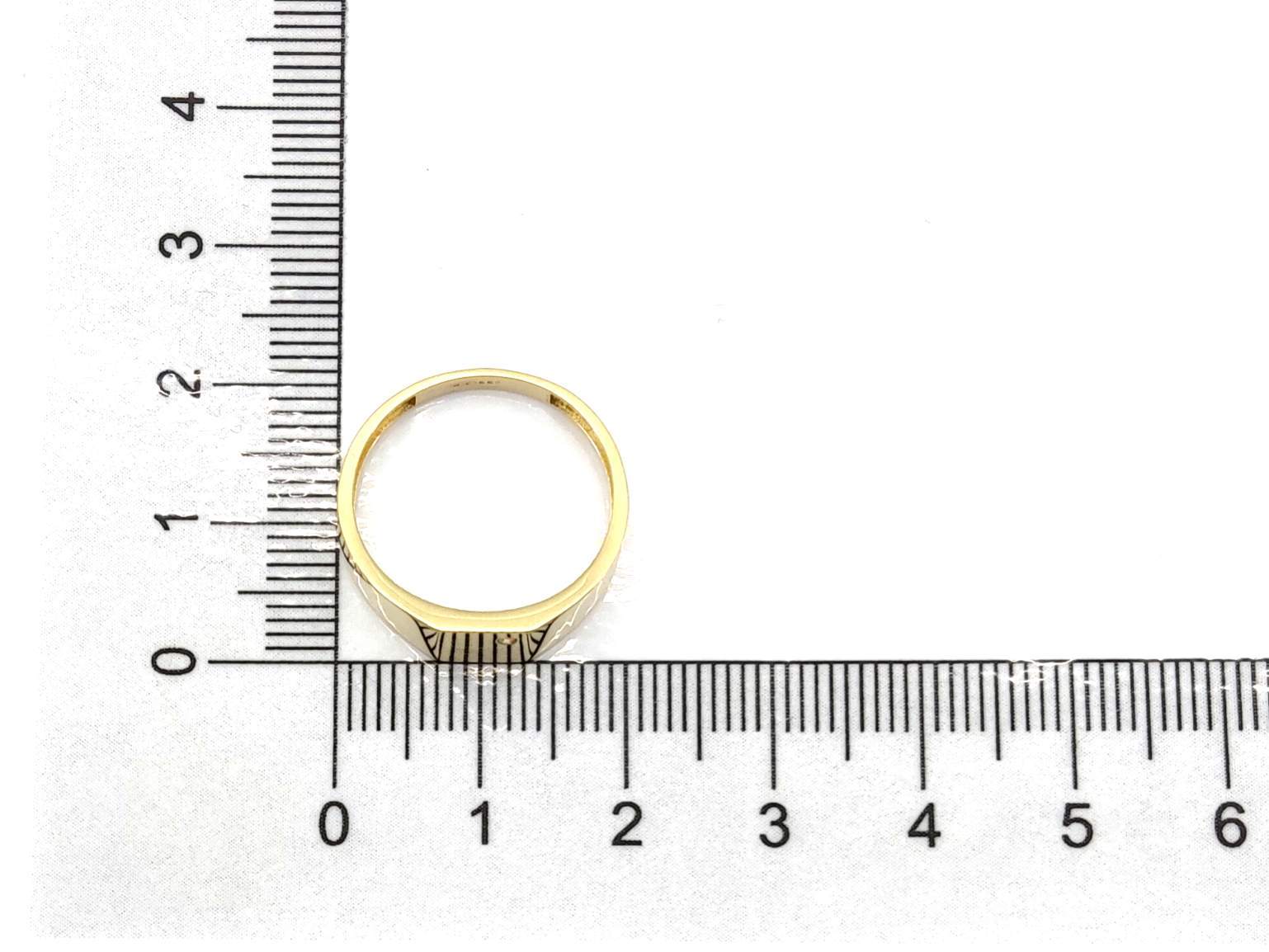 Sello Oro 18k Con Circonita - Imagen 5