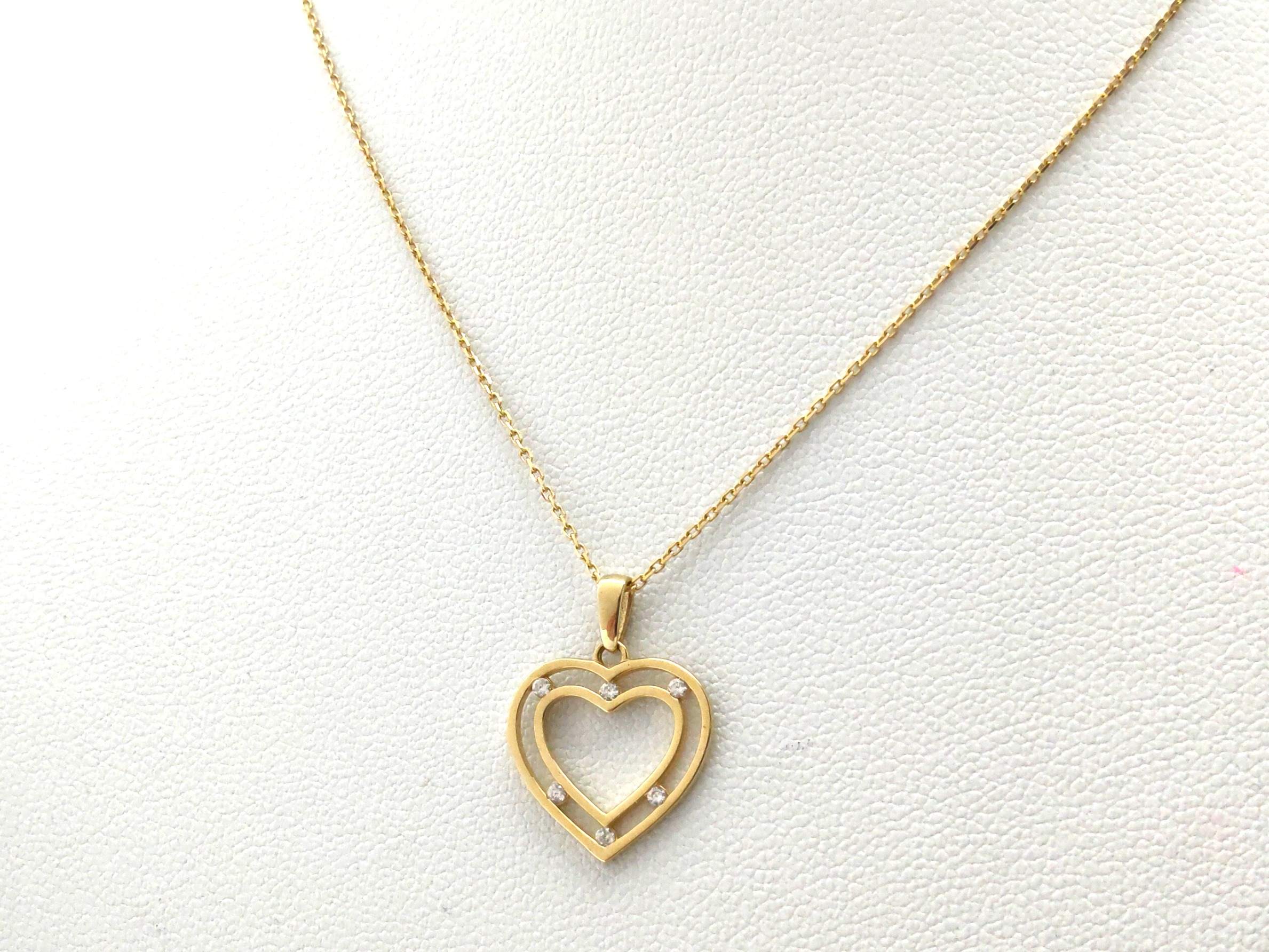 Gargantilla Oro 18k Con Circonita 22cm