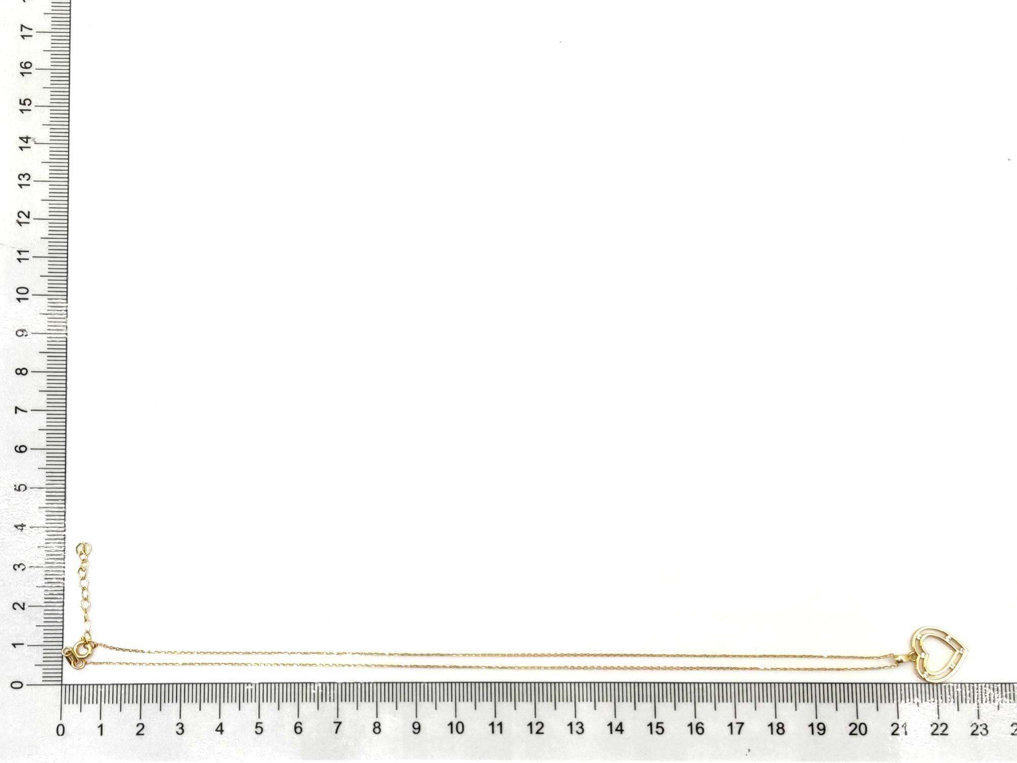 Gargantilla Oro 18k Con Circonita 22cm - Imagen 5