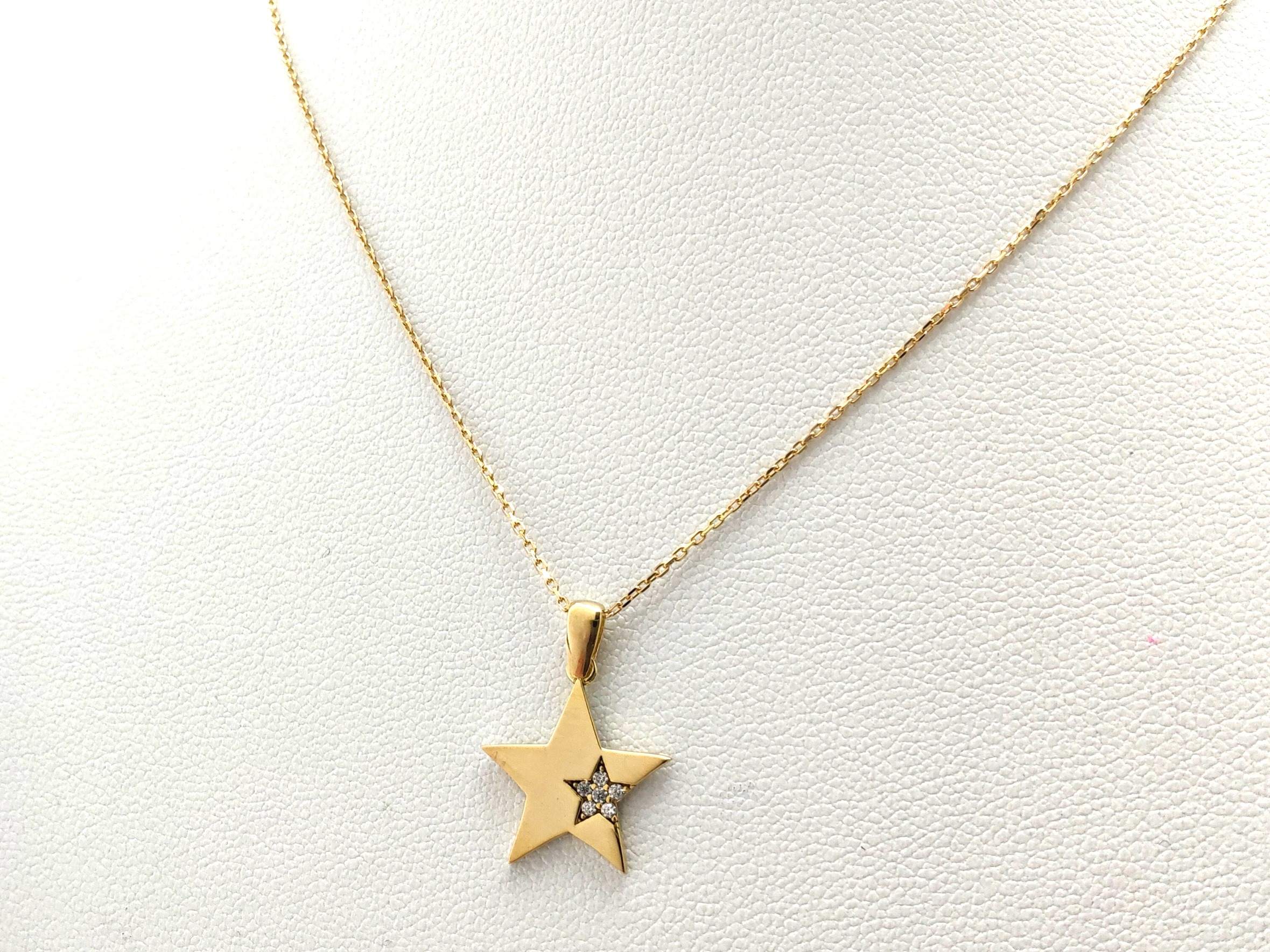 Gargantilla Oro 18k Con Circonita 22cm
