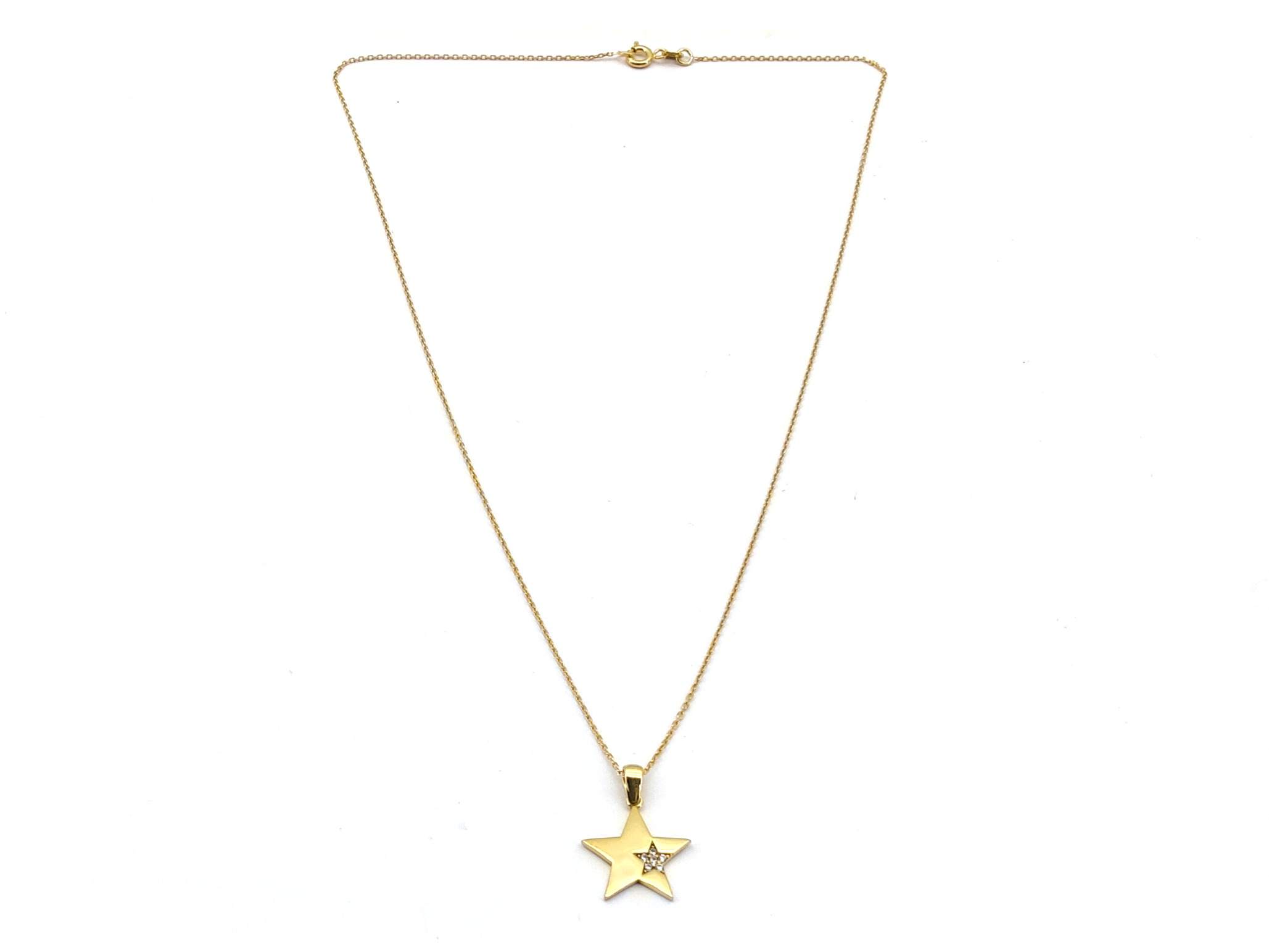 Gargantilla Oro 18k Con Circonita 22cm - Imagen 2
