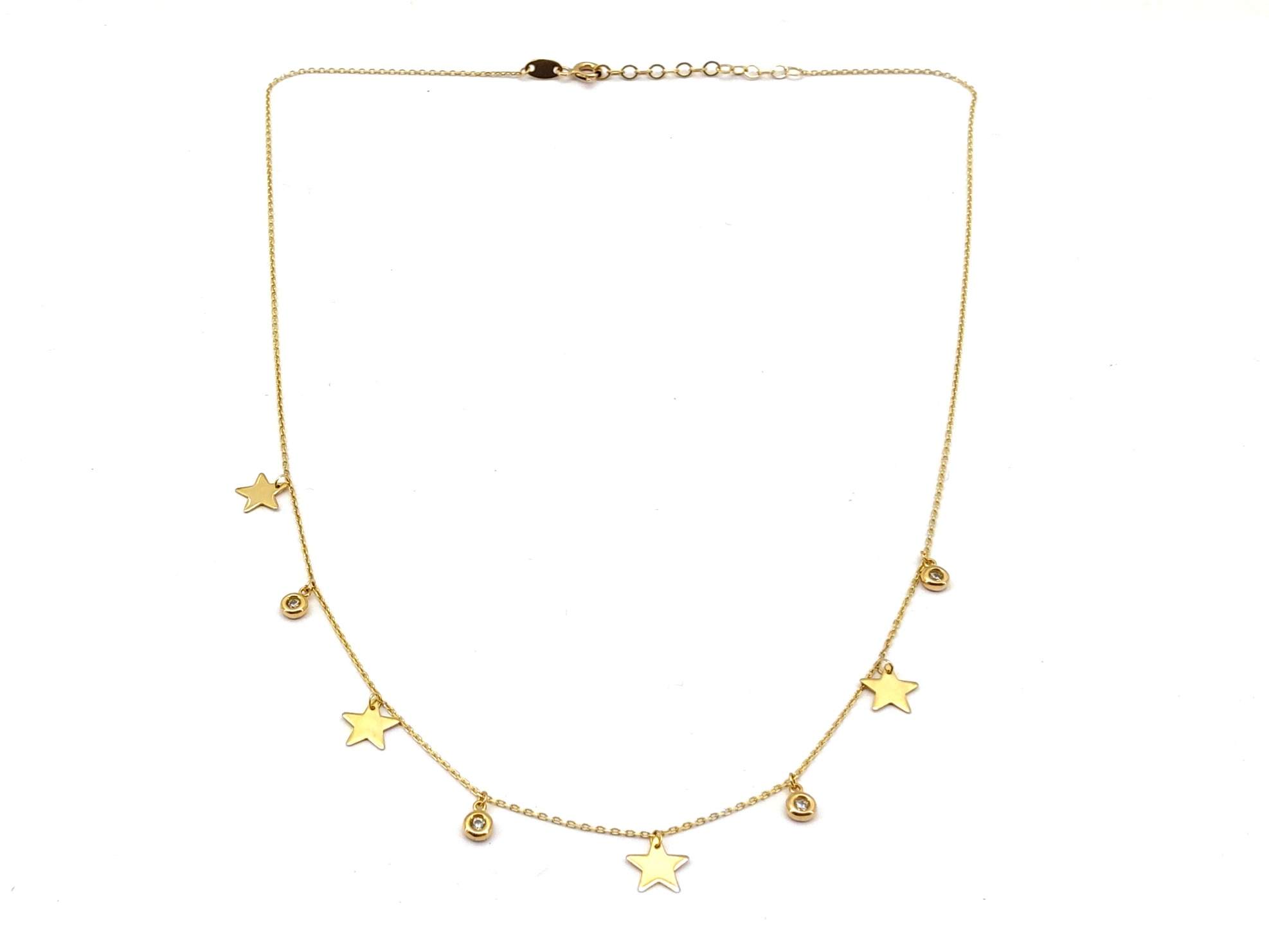 Gargantilla Oro 18k Con Circonita 22cm - Imagen 2