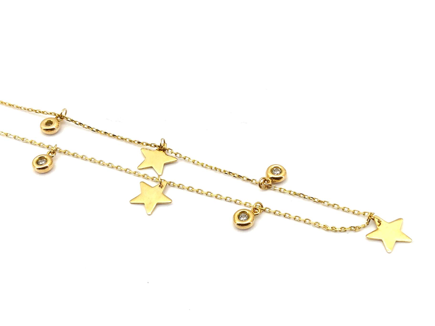 Gargantilla Oro 18k Con Circonita 22cm - Imagen 3