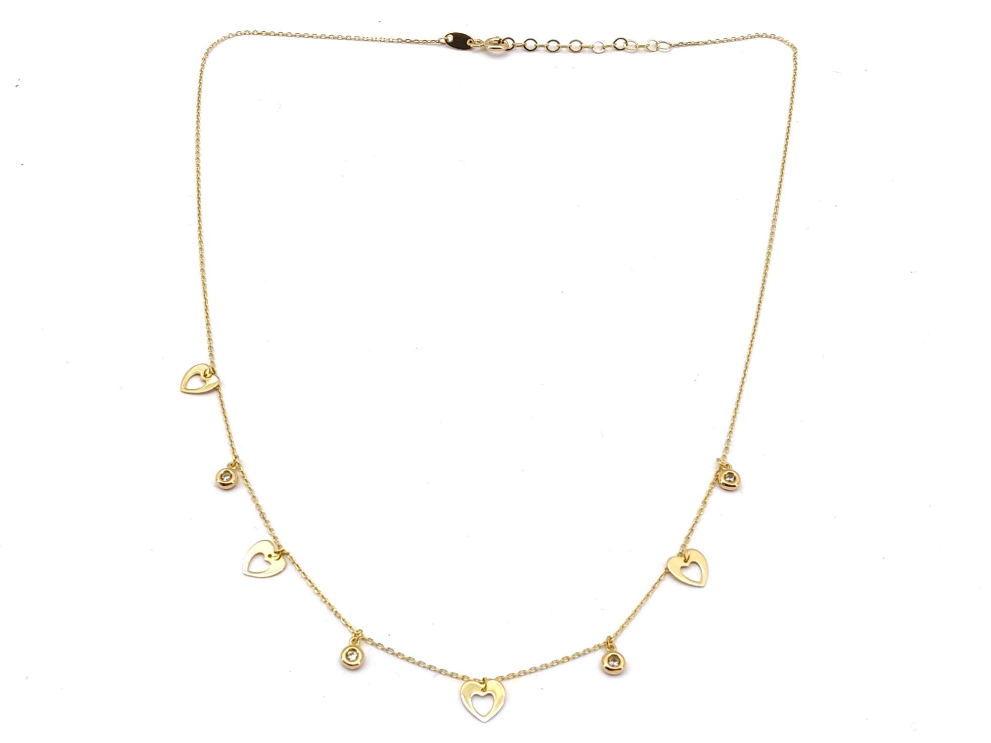 Gargantilla Oro 18k Con Circonita 22cm - Imagen 2