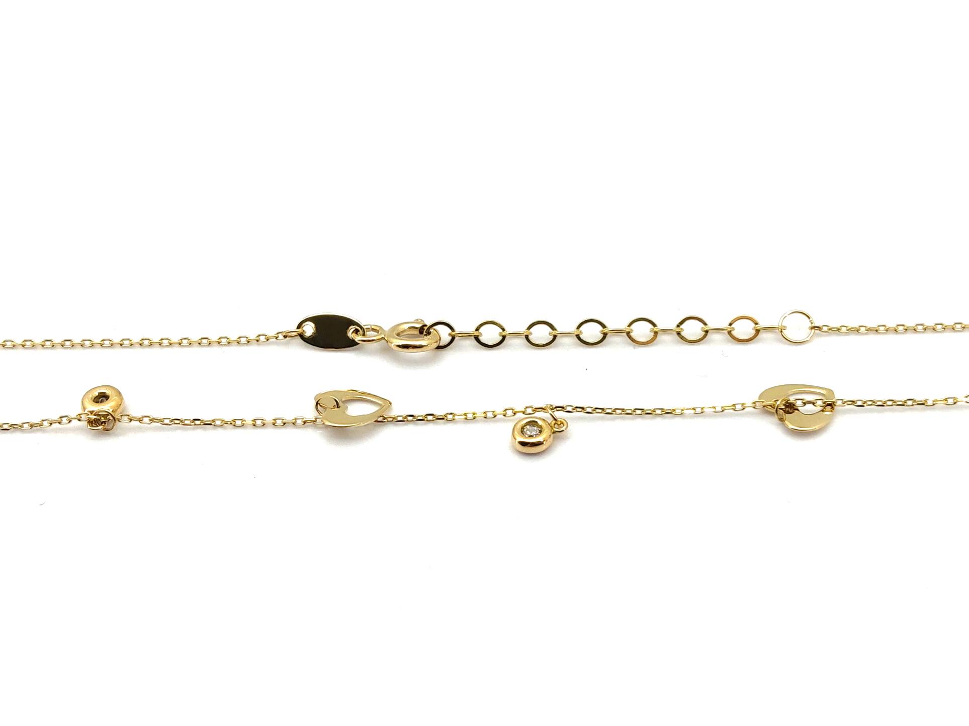 Gargantilla Oro 18k Con Circonita 22cm - Imagen 3