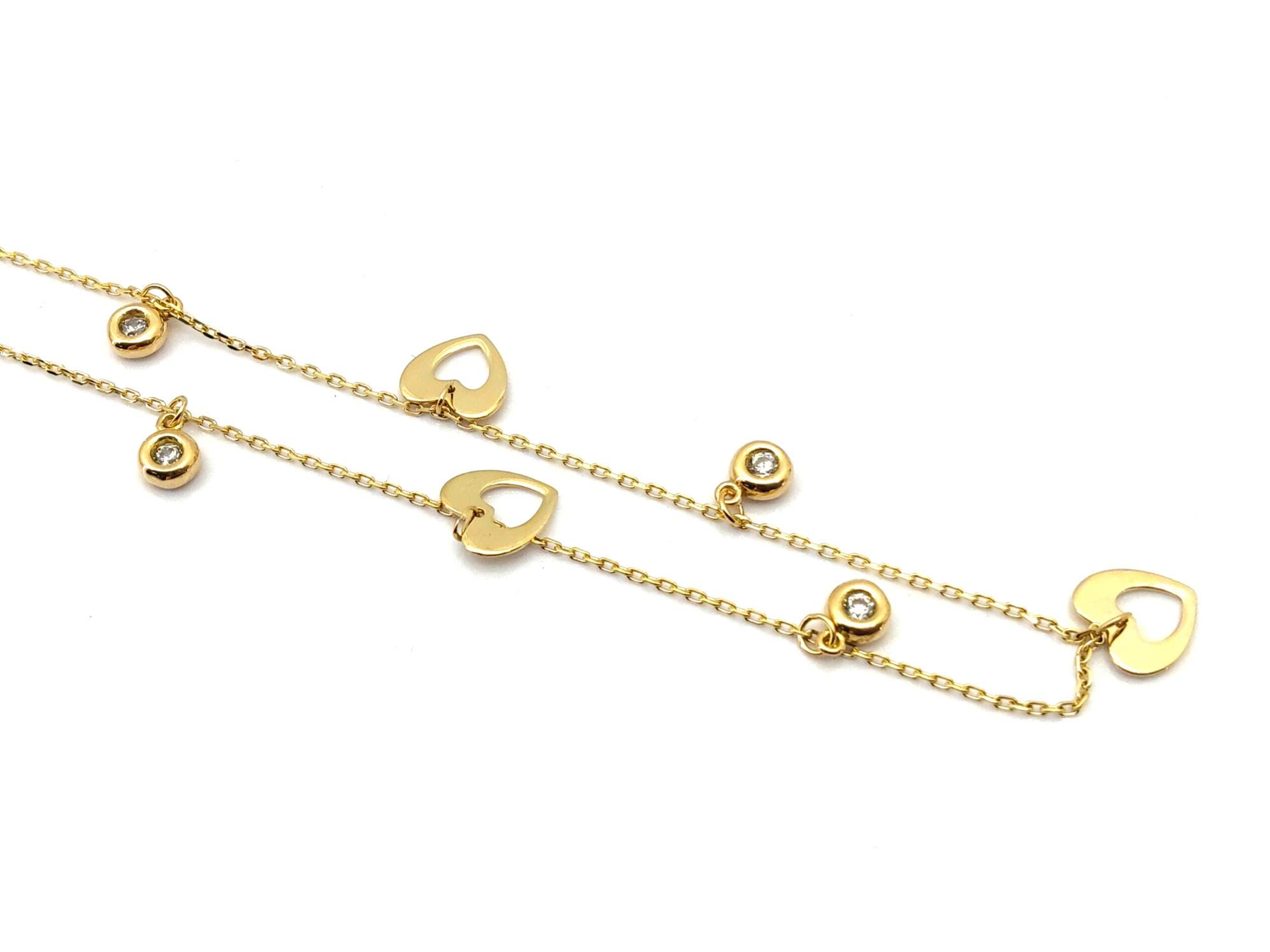 Gargantilla Oro 18k Con Circonita 22cm - Imagen 4