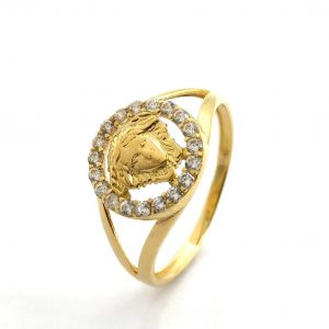 Sello Oro 18k Con Circonita