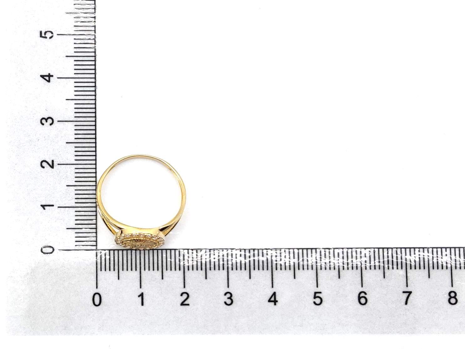 Sello Oro 18k Con Circonita - Imagen 5
