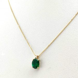Gargantilla Oro 18k Con Circonita 22cm