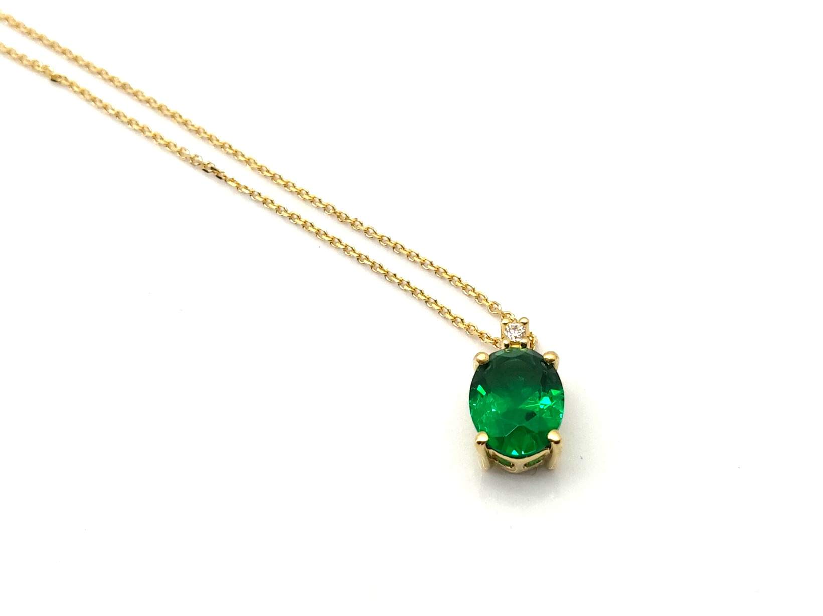 Gargantilla Oro 18k Con Circonita 22cm - Imagen 3