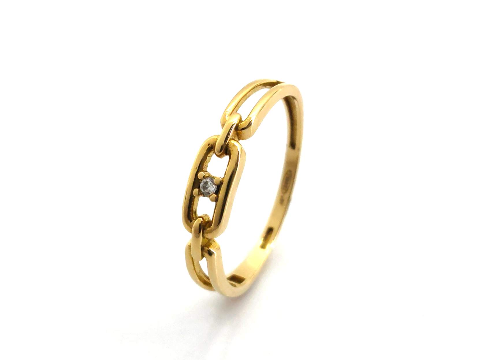 Sortija Oro 18k Con Circonita